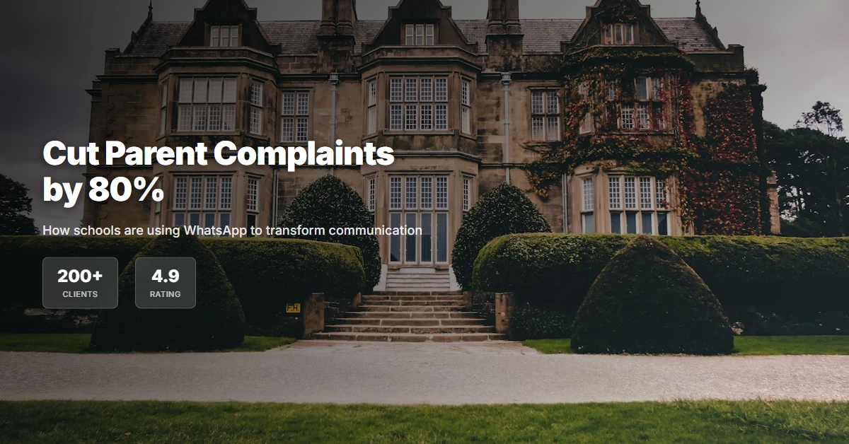 Featured image for: How Schools Are Using WhatsApp to Reduce Parent Complaints by 80% - Lexx.in Digital Products