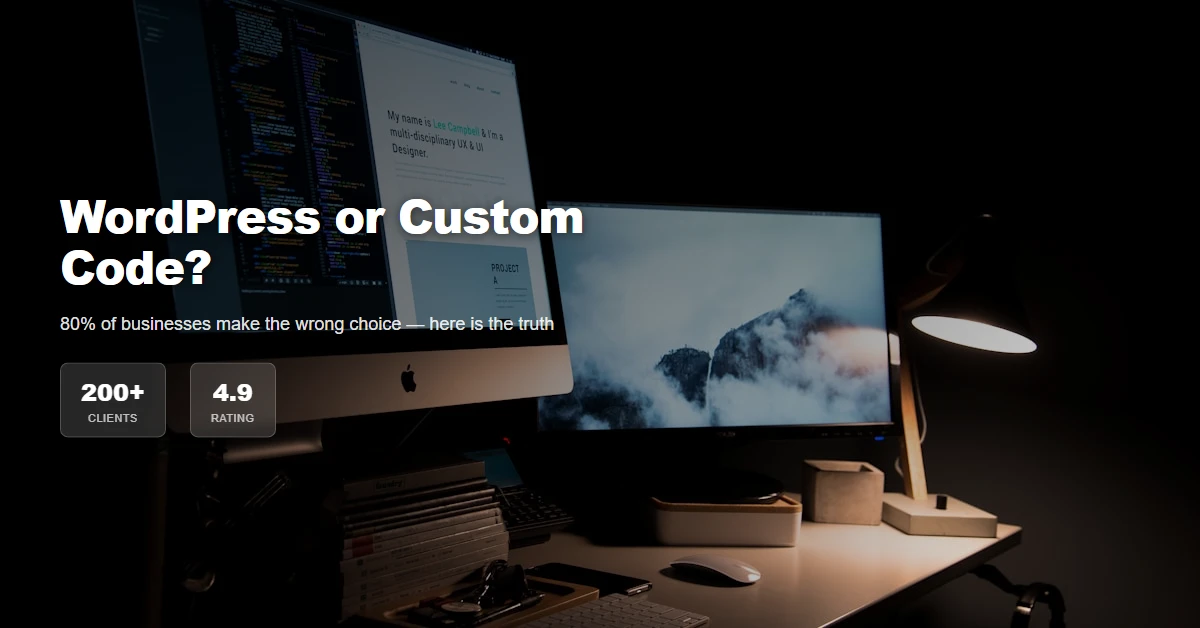 Featured image for: WordPress vs Custom Development: Which Is Right for Your Business in 2026? - Lexx.in Digital Products
